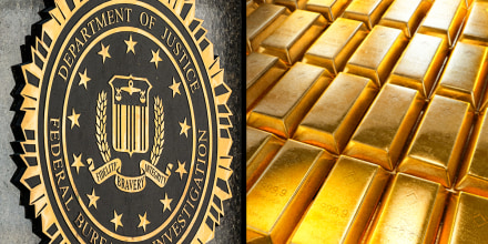 Acusan a un exagente de la CIA de robar 300 lingotes de oro valuados en más de $40 millones