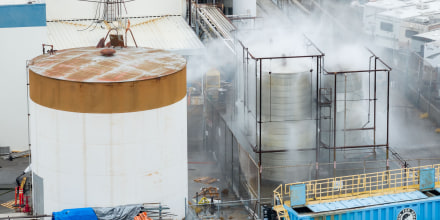 Posible grieta en tanque con sustancia química tóxica de California podría estar reduciendo su presión