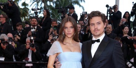 Barbara Palvin and Dylan Sprouse attend the "Histoires Parallèles (Parallel Tales)" screening during the 79th annual Cannes Film Festival at May 14, 2026 in Cannes, France.