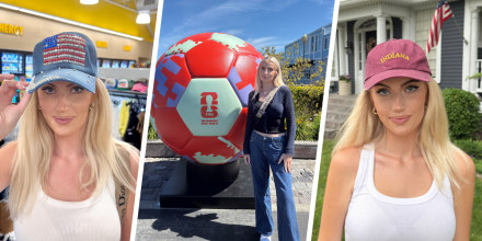 Elsa Thora, a Swedish citizen visiting the United States during the World Cup.