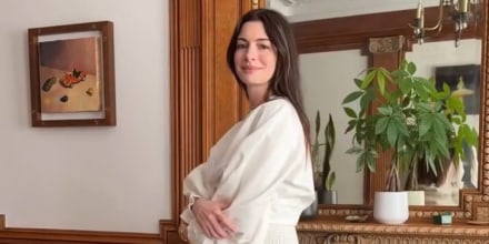 Anne Hathaway announced on Instagram that she's pregnant with baby No. 3.