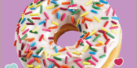 Dunkin' is giving away free doughnuts with a beverage purchase on June 5.