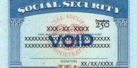Bebés que nazcan este año recibirán tarjeta de Seguridad Social 'Freedom 250'