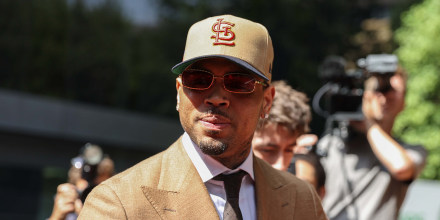 U.S. singer Chris Brown arrives at Southwark Crown Court in London on July 24, 2026. 