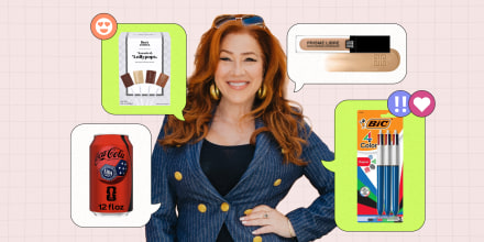 Some of Lisa Ann Walter’s favorite things include Coke Zero, See’s Candies lollypops, Givenchy Prisme Libre Concealer and Bic 4-Color Ballpoint Pens.