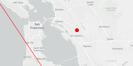 Un terremoto de magnitud 3.8 sacude la zona este de la Bahía en California