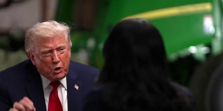 "Eres corrupta o estúpida": Trump abandona entrevista con NBC tras insultar a reportera