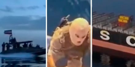 Irán difunde imágenes de cómo sus comandos asaltaron dos buques en el estrecho de Ormuz