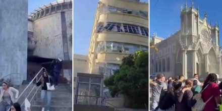 En video: captan edificios colapsados tras el sismo en Colombia
