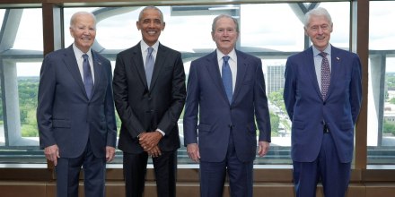 Tres expresidente acudieron a la apertura del Centro Presidencial del expresidente Obama