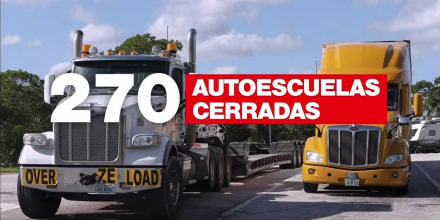 Trump cierra 270 autoescuelas de camioneros por el inglés y los exámenes de licencias