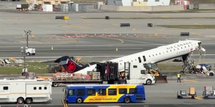 Un socavón en la pista del aeropuerto LaGuardia causa retrasos de vuelos