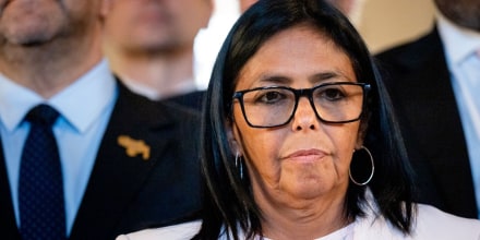 Delcy Rodríguez responde sobre los memes de Trump de Venezuela como el estado 51