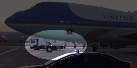 Trump confirma que cambió de avión en Turquía por amenaza de Irán