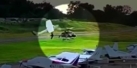 Revelan video del choque entre avioneta y helicóptero en Pennsylvania
