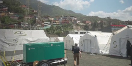 Visitamos un hospital de campaña en La Guaira con capacidad para 130 personas