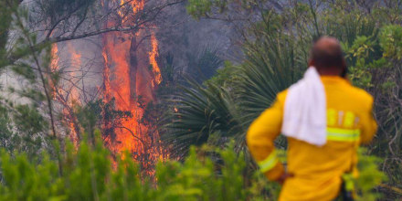 Incendio forestal consume más de 20,000 acres al oeste de Miami y contamina el aire