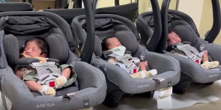 Los trillizos latinos de Los Ángeles que rozaron un récord mundial al nacer