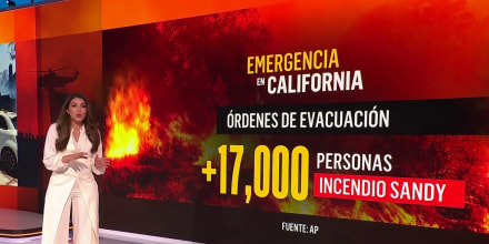 Los fuertes vientos dificultan el combate de los incendios forestales en California