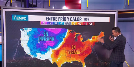La mitad del país experimenta condiciones de invierno mientras que la otra ya vive el verano