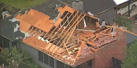 "¡Dios mío!": vea las imágenes de la magnitud de los destrozos del tiempo severo en Texas