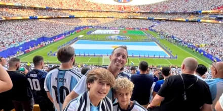 La familia argentina que recorre EE.UU. en una casa rodante para disfrutar el Mundial