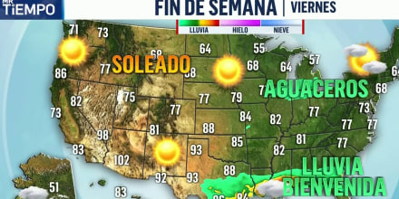 Así estará el tiempo de costa a costa el fin de semana del Día de las Madres
