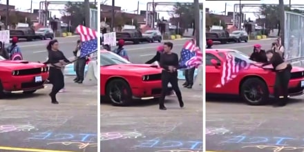 Manifestante es atropellada frente al centro de detención Delaney Hall en Nueva Jersey