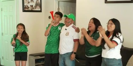 Así vivió el triunfo de México ante Sudáfrica una familia de inmigrantes mexicanos en EE.UU.