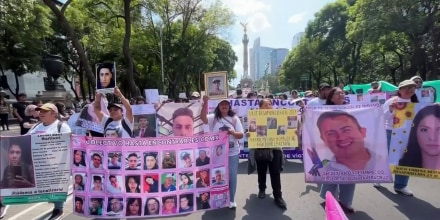 Familiares exigen justicia en México por el Día de las Víctimas de Desapariciones Forzadas