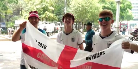 Los aficionados británicos confían en que su selección derrotará a México