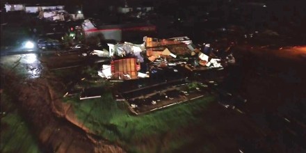 Imágenes de la destrucción causada por tornados en Mississippi