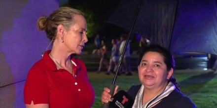 Muchos se fueron tristes del National Mall por el retraso de la celebración del 4 de Julio
