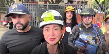 Una rescatista en Colombia cree que aún pueden hallar personas con vida