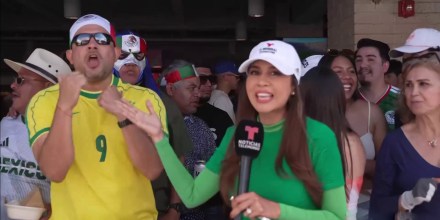 En el Fan Fest de Los Ángeles se vive una fiesta durante el partido de Brasil
