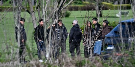 En una ceremonia íntima, Lionel Messi le dio el último adiós a su padre
