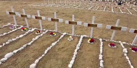 Los sonidos del cementerio improvisado en La Guaira donde sepultan víctimas