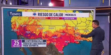 Hay 25 millones de personas en riesgo de calor extremo. Se esperan temperaturas récord