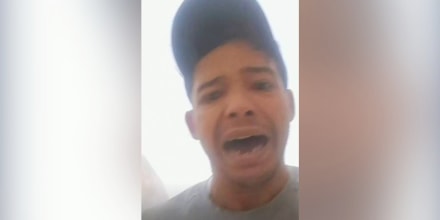 "¡Mi mamá, mi mamá!": un hombre transmite su desesperación en vivo