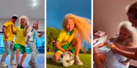 Una niña que impresionó a Shakira bailará junto a la colombiana en el Mundial