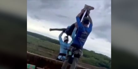 Revelan identidad de la joven que fue lanzada del bungee sin cuerda de seguridad