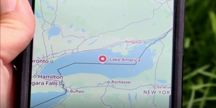 Google Maps mostrará el nombre de "lago América" solo a los usuarios en EE.UU.