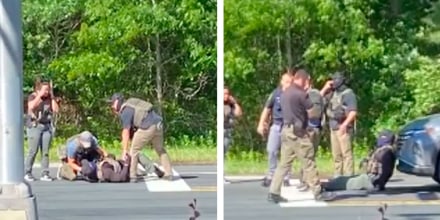Las autoridades buscan al hombre que supuestamente atropelló a agente de ICE