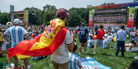 Así se vivió la Final de la Copa del Mundo en el Fan Fest de Central Park en Nueva York