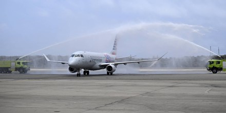 Más de 2,500 días después un avión comercial voló de EE.UU. a Venezuela