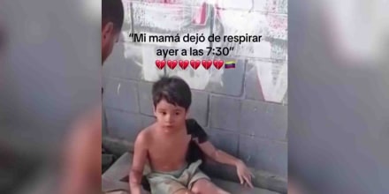 "Mi mamá dejó de respirar a las 7:30": dice un niño venezolano en La Guaira