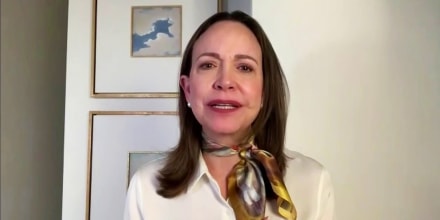 Machado asegura que Venezuela cambiará porque tiene "el respaldo" de Trump