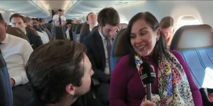 Vea la crónica del vuelo que llena de esperanza a millones de venezolanos en el mundo