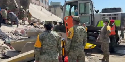 “Tenemos esperanza”: un rescatista del Ejército de México cree que aún pueden hallar sobrevivientes