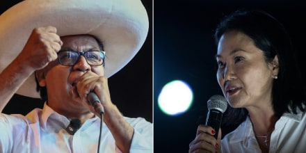 Fujimori y Sánchez van empatados en las elecciones presidenciales de Perú